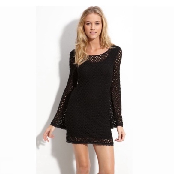 Free People Gypsy Lace Black Crochet
Bell Sleeve - Picture 1 of 6